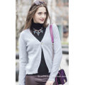 Women′s Cardigan Cashmere Sweater (1500002049)